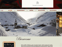Tablet Screenshot of hotel-bonnevalsurarc.com